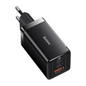 Baseus Ładowarka sieciowa Baseus GaN5 Pro 2xUSB-C + USB, 65W (czarna)