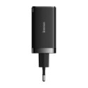 Baseus Ładowarka sieciowa Baseus GaN5 Pro 2xUSB-C + USB, 65W (czarna)