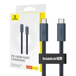 Baseus Kabel szybkiego ładowania USB-C do USB-C Baseus Flash 2 240W 1m (czarny)