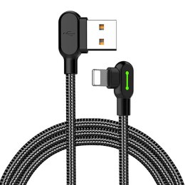 Mcdodo Kabel USB do Lightning, Mcdodo CA-4673, kątowy, 1.8m (czarny)