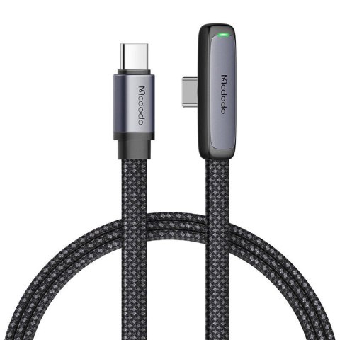 Mcdodo Kabel kątowy USB-C do USB-C Mcdodo CA-3360, 65W, 1.2m (czarny)