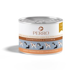 PERRO Wieprzowina z selerem dla psów dorosłych 410 g