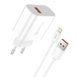 Foneng Ładowarka sieciowa Foneng EU46, 1x USB, QC 3.0 + Kabel USB Lightning