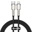 Baseus Kabel USB-C do Lightning Baseus Cafule, PD, 20W, 1m (czarny)