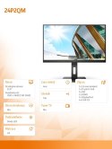 Monitor AOC 24P2QM (23.8" /VA /75Hz /1920 x 1080 /Czarny)