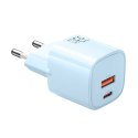 Mcdodo Ładowarka sieciowa GaN 33W Mcdodo CH-0154 USB-C, USB-A (niebieska)