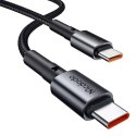 Mcdodo Ładowarka samochodowa McDodo CC-7493 z wyświetlaczem, USB-C, 5A, 65W + kabel USB-C 1m 100W (czarny)