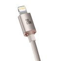 Baseus Kabel USB-C do iP Baseus Crystal Shine, 20W, 1.2m (różowy)