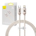 Baseus Kabel USB-C do iP Baseus Crystal Shine, 20W, 1.2m (różowy)