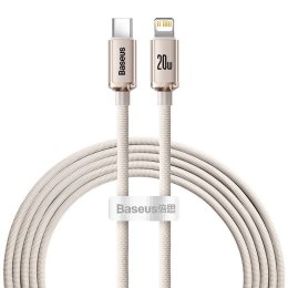 Baseus Kabel USB-C do iP Baseus Crystal Shine, 20W, 2m (różowy)