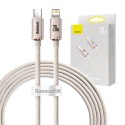 Baseus Kabel USB-C do iP Baseus Crystal Shine, 20W, 2m (różowy)