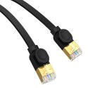 Baseus Kabel sieciowy Baseus High Speed, Ethernet RJ45, Gigabit, Cat.7, 0,5m (czarny)