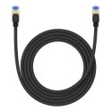 Baseus Kabel sieciowy w oplocie kat. 7 Baseus Ethernet RJ45, 10Gbps, 2m (czarny)