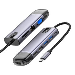 Mcdodo Hub USB-C Mcdodo HU-7740 6w1 (USB-C, HDMI, USB3.0*2, SD, TF)