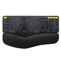 Delux Klawiatura ergonomiczna Delux GM902PRO BT+2.4G