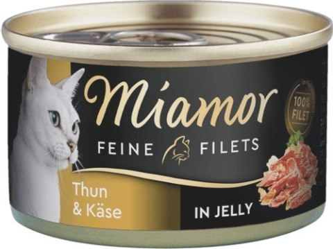 MIAMOR Feine Filets - filety mięsne smak: tuńczyk z serem 100g