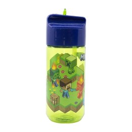 Stor Butelka z ustnikiem / Bidon STOR 40436 430 ml Minecraft (zielono-niebieska)