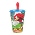 Stor Kubek / Bidon ze słomką STOR 40530 430 ml Sonic the Hedgehog (niebiesko-czerwony)