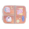 Stor Śniadaniówka / Lunchbox STOR 13920 3 komorowa Świnka Peppa (pomarańczowa)