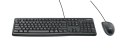 Zestaw klawiatura + mysz Logitech MK120 920-002562 (membranowa; USB 2.0; (US); kolor czarny; optyczna; 1000 DPI)