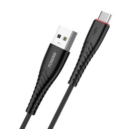 Foneng Kabel USB do USB-C Foneng X15, 2.4A, 1.2m (czarny)