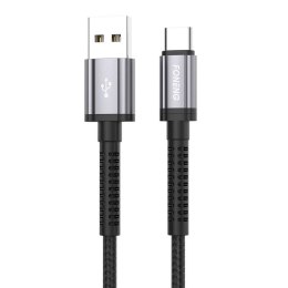 Foneng Kabel USB do USB-C Foneng X83, 2.1A, 1m (czarny)