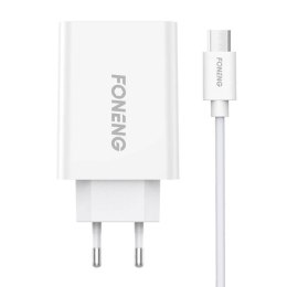 Foneng Ładowarka sieciowa Foneng EU43, 1x USB + Kabel USB Micro