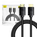 Baseus Kabel HDMI 2.1 Baseus High Definition Series, 8K 60Hz, 3D, HDR, 48Gbps, 2m (czarny)