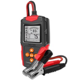 QOLTEC TESTER AKUMULATORA Z WYŚWIETLACZEM LCD |12V | 24V | 3AH-200AH