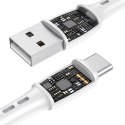 Vipfan Kabel USB do USB-C VFAN Racing X05, 3A, 1m (biały)