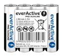 EVERACTIVE BATERIE ALKALICZNE PRO ALKALINE AA, LR6, SHRINK 4 SZT, 1250 MAH, WYSOKA WYDAJNOŚĆ, LR6PRO4T