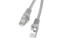 LANBERG PATCHCORD KAT.6 FTP 0.25M SZARY FLUKE PASSED