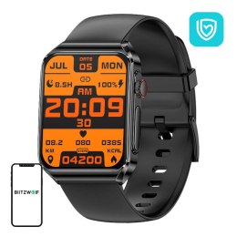 BlitzWolf Smartwatch BlitzWolf BW-HL6 (czarny silikonowy)