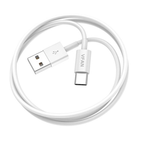 Vipfan Kabel USB do USB-C VFAN X03, 3A, 1m (biały)