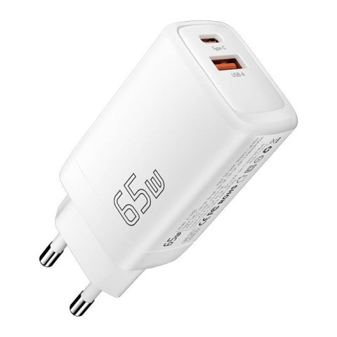 Essager Ładowarka USB-C+USB-A 65W Essager GaN (biały)