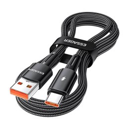 Essager Kabel Essager USB-A do USB-C 120W 2m (czarny)