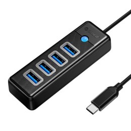 Orico Adapter Hub Orico PW4U USB-C do 4x USB 3.0 (czarny)