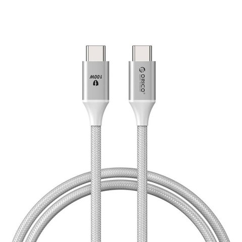 Orico Kabel do ładowania Orico 100W USB-C do USB-C (biały)