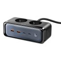 Mcdodo Listwa zasilająca z 2 gniazdami 6w1, 2x USB-C, 2x USB-A Mcdodo CH-4610, EU (czarna)