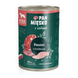 Pan Mięsko Pasztet z królikiem z ziołami Adult 400g