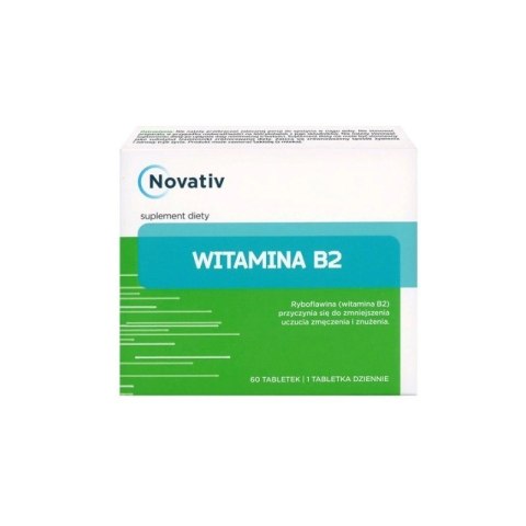 Novativ Witamina B2, 60 tabletek