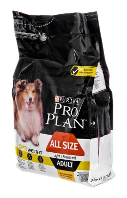 PURINA PRO PLAN Adult Light/Sterilised 3kg - sucha karma dla psa