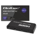 QOLTEC ROZDZIELACZ SPLITTER 2XHDMI 4KX2K | 6GB/S | 60HZ