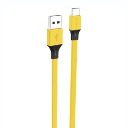 Foneng Kabel USB-A do USB-C Foneng X96 2,4A, 1m (żółty)