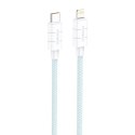 Foneng Kabel USB-C do Lightning Foneng XS02 PD27W, 1,2m (niebieski)