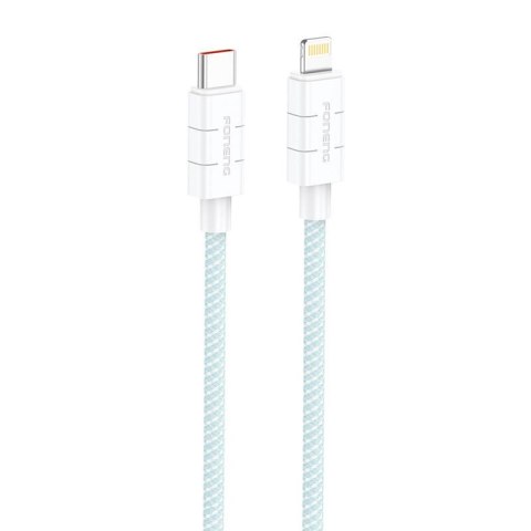 Foneng Kabel USB-C do Lightning Foneng XS02 PD27W, 1,2m (niebieski)