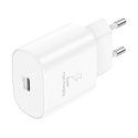 Foneng Ładowarka sieciowa Foneng EU51 USB-C 25W + kabel USB-C - USB-C (biała)