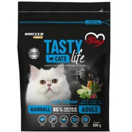 BIOFEED TASTY CATS LIFE HAIRBALL WITH SALMON 600G