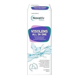 Novativ vision Visolens all in one Wielofunkcyjny płyn do oczyszczania soczewek kontaktowych 360 ml