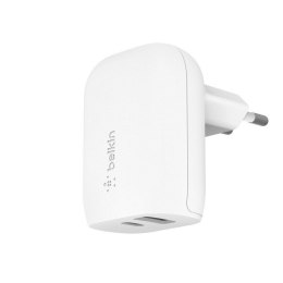 Ładowarka Belkin BoostCharge Dual USB-C + USB-A Wall Charger with PPS 37W White